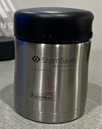 StemSave TherMax cannistor, saving stem cells from wisdom teeth at